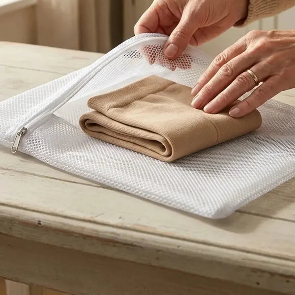 Filet de lavage fourni avec les chaussettes