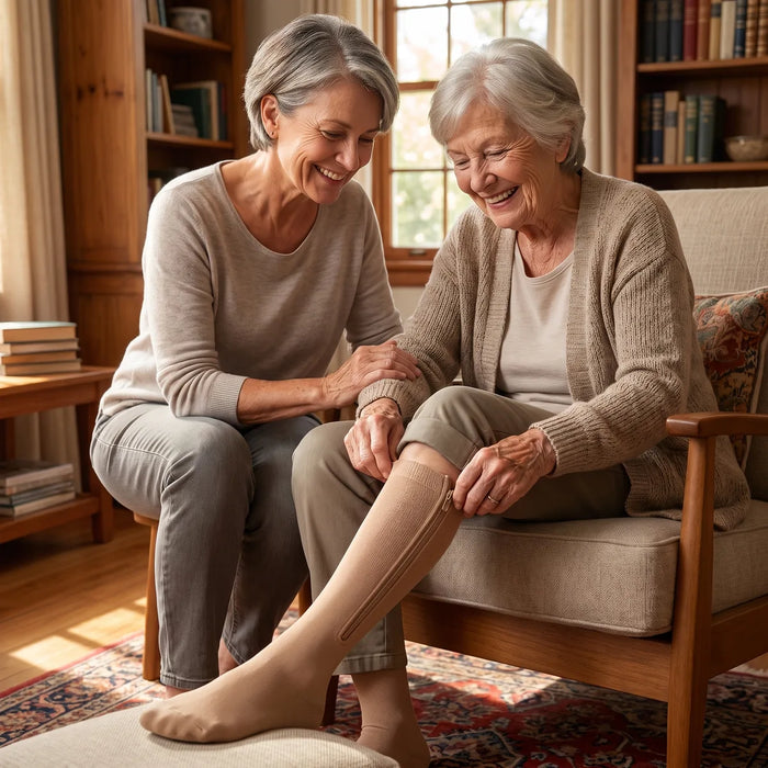 Avis vérifié sur les chaussettes de compression ALVEANE